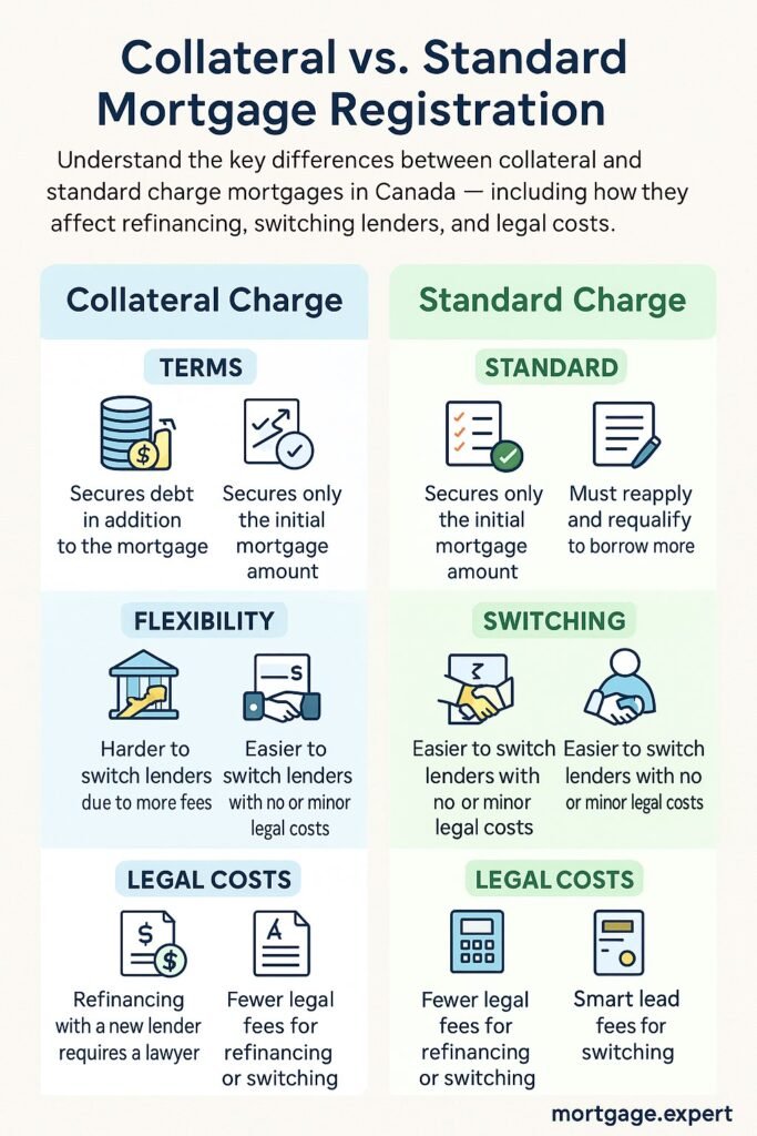 Collateral vs Standard Mortgage Registration Infographic – Mortgage.Expert