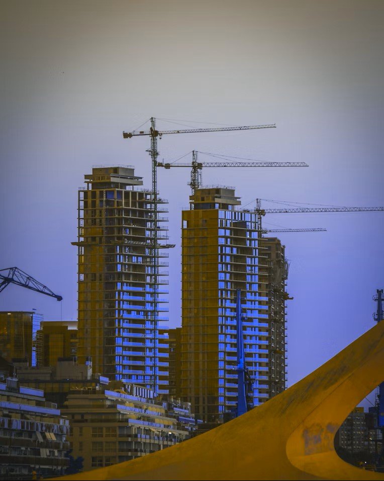 “New housing construction in Vancouver city skyline during June 2025”