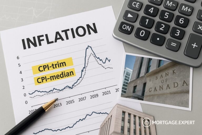 Bank of Canada inflation report highlighting CPI-trim and CPI-median measures”