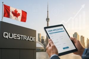 Questrade headquarters in Toronto after receiving Canadian bank licence from OSFI.