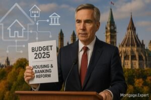 Canada Budget 2025 speech highlighting housing and mortgage competition reforms.